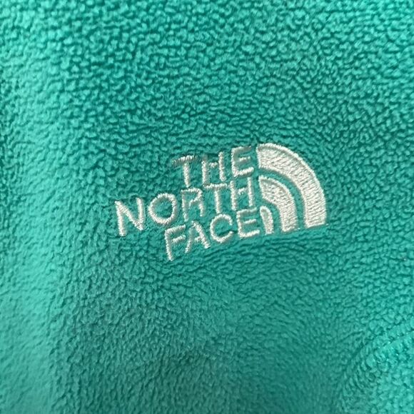 The North Face Jade Green Quarter Zip Lightweight Fleece Pullover Size Small - Picture 3 of 12